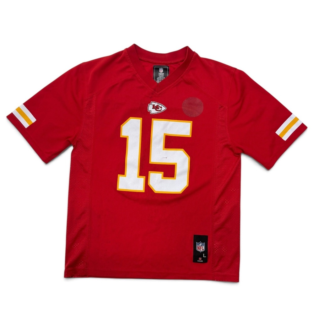 Kansas City Chiefs Patrick Mahomes #15 Jersey Youth Large Red NFL Team Apparel